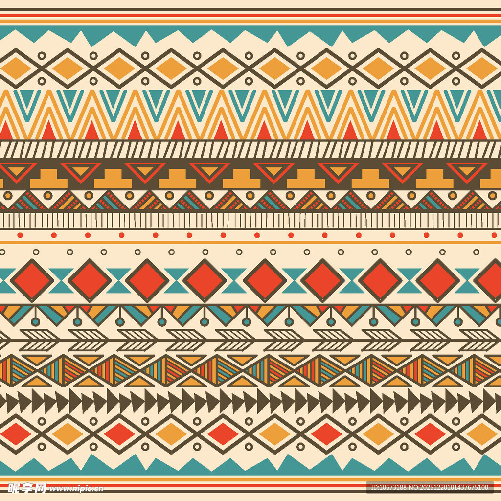 民族风几何图案装饰纹理