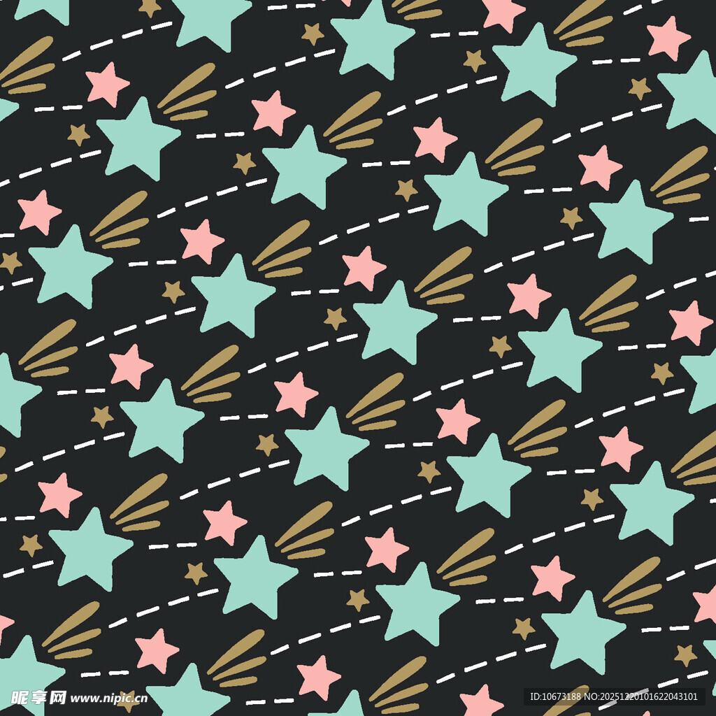 星星图案背景 