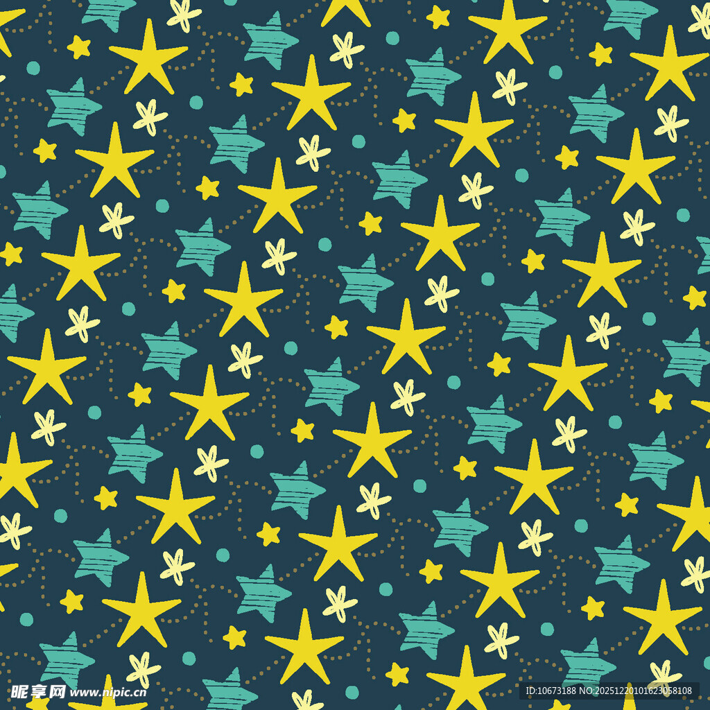 星星图案背景纹理