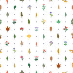 多彩花卉图案背景