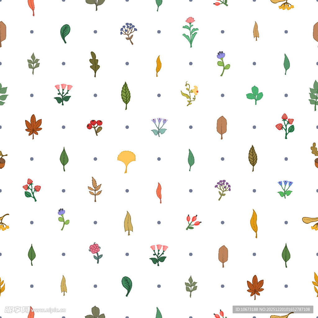 多彩花卉图案背景