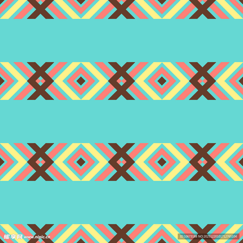 几何图案彩色条纹背景