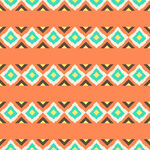 几何图案民族风无缝背景