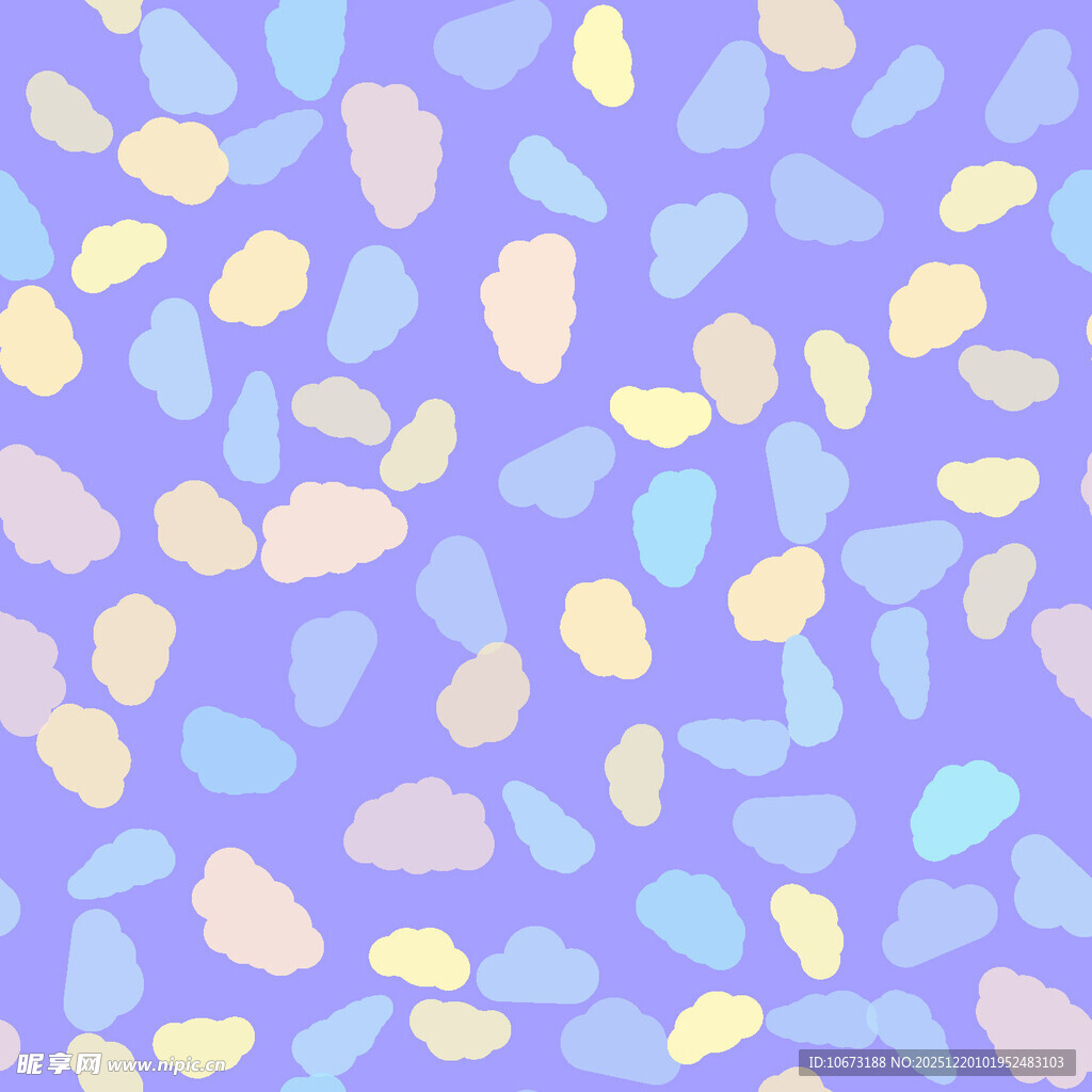 淡紫色多彩斑点图案背景