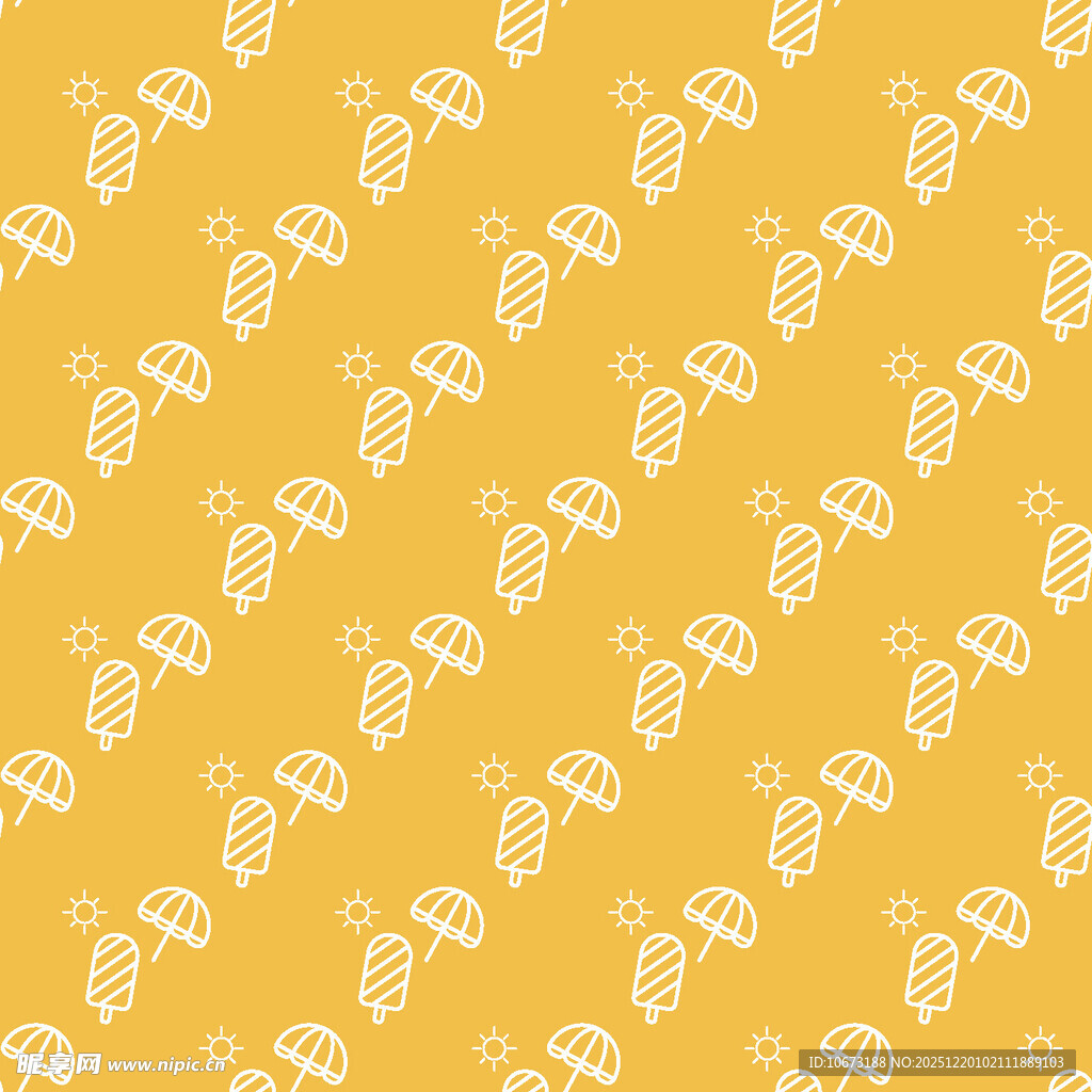 黄色背景香蕉图案纹理