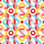 几何图案无缝拼接背景