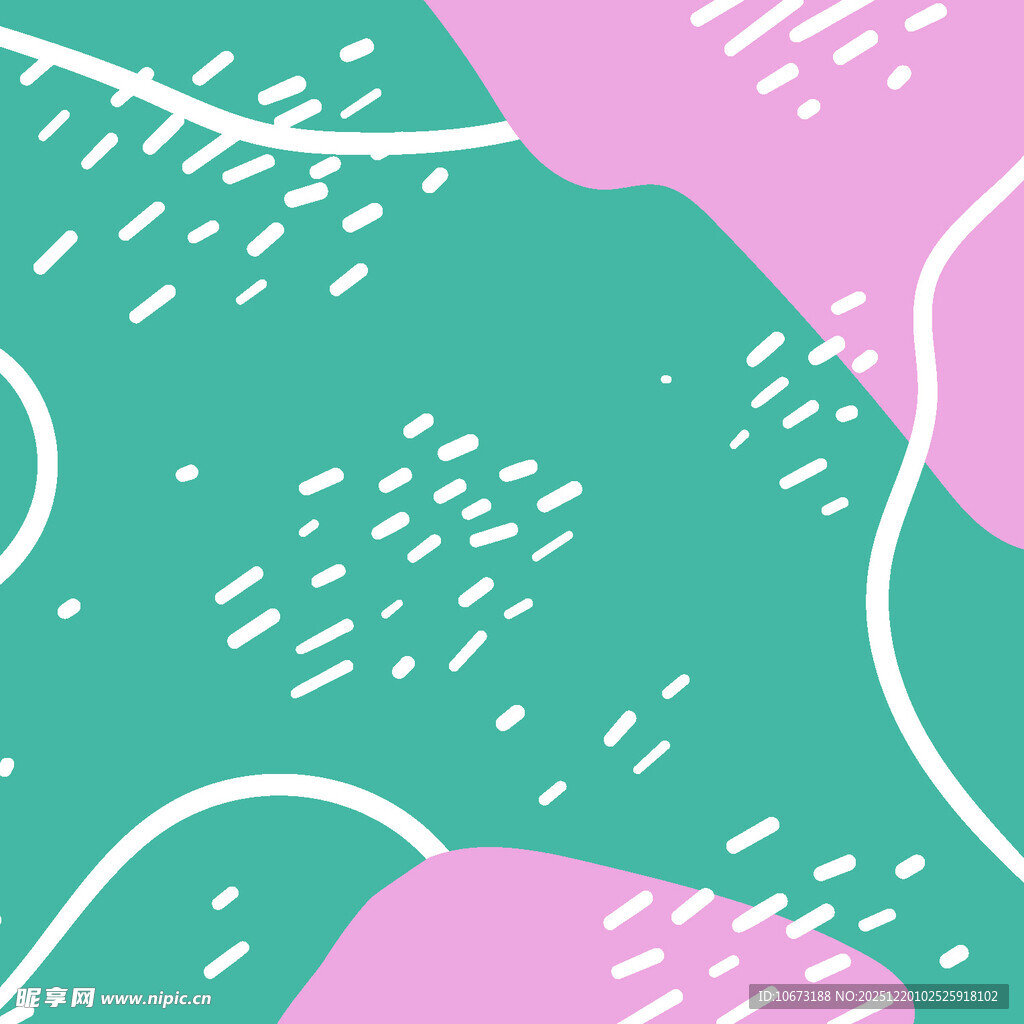 清新几何图案背景