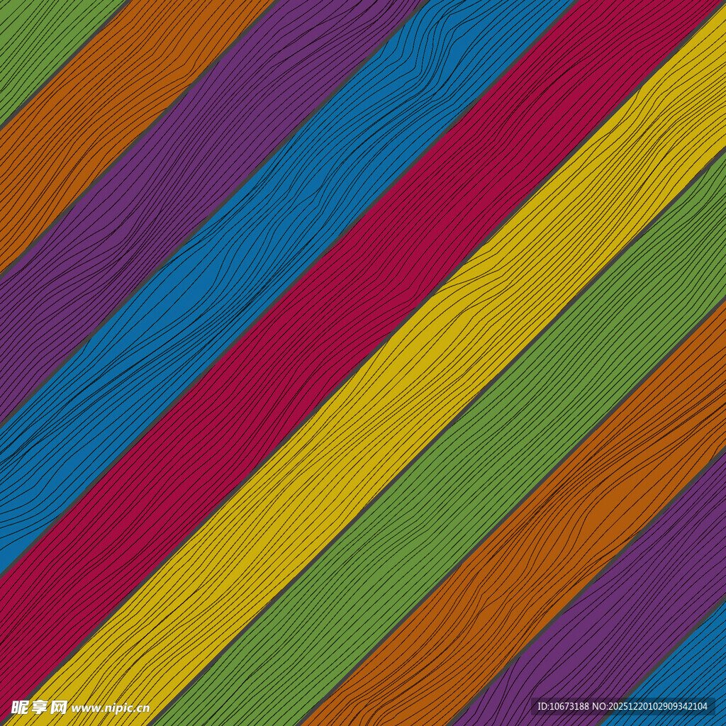 多彩斜纹条纹图案背景
