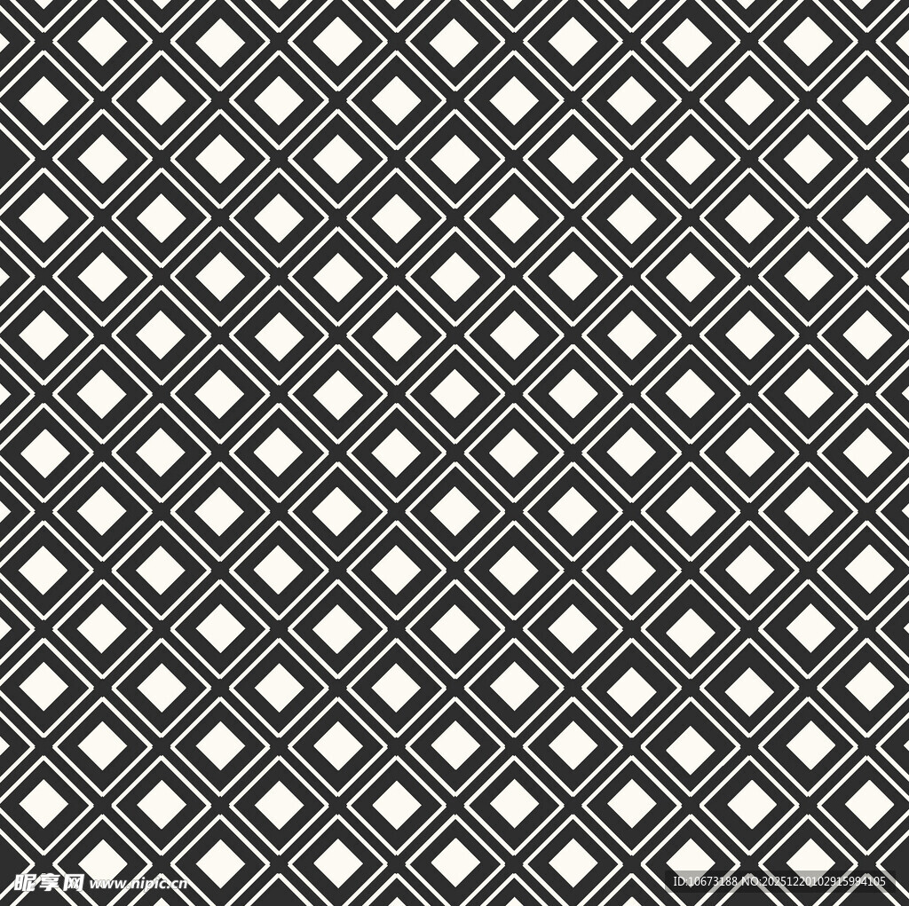 黑白几何网格图案纹理