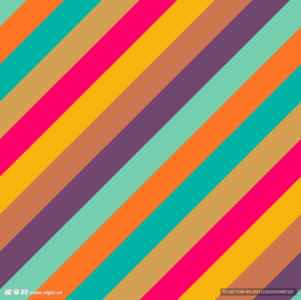 多彩斜纹条纹图案