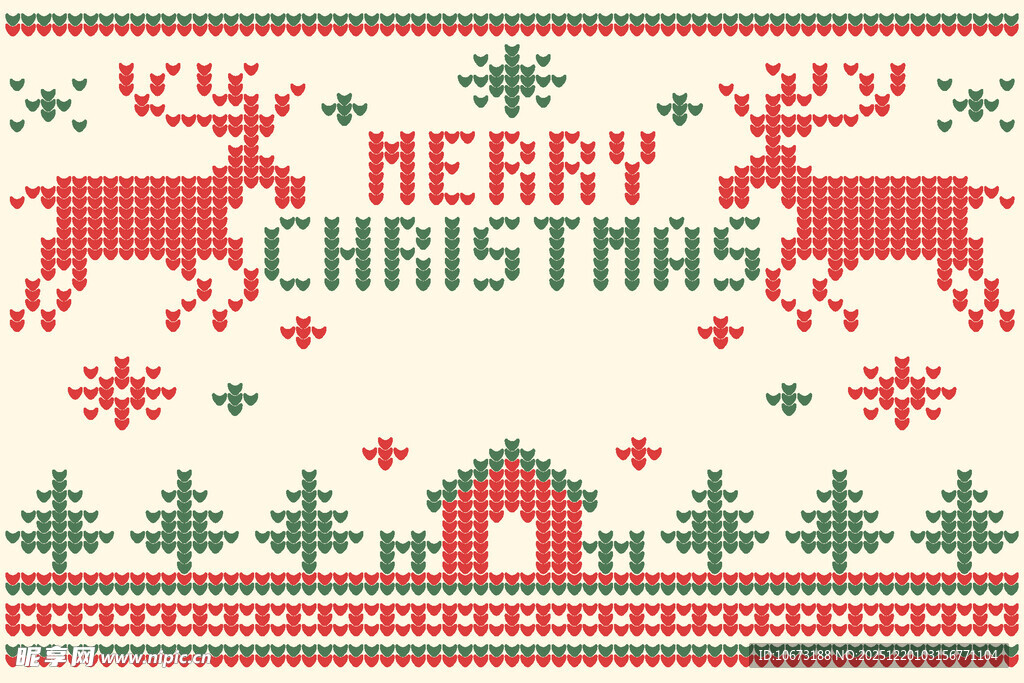 圣诞主题图案装饰设计