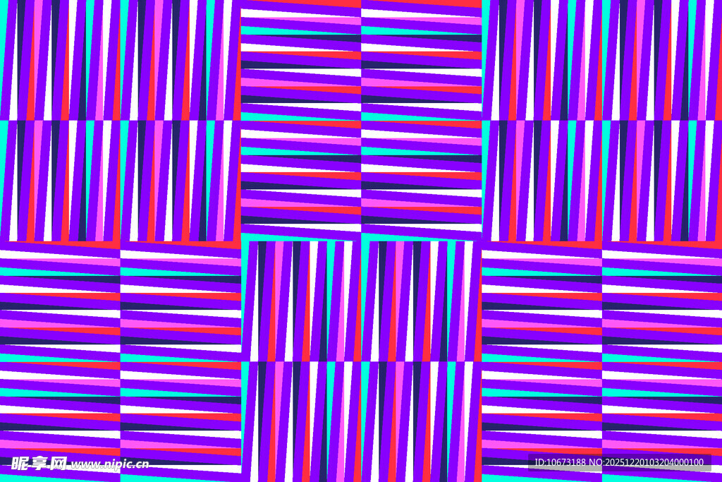 彩色条纹几何图案背景