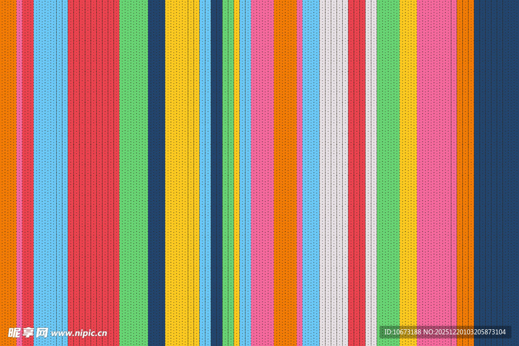 多彩竖条纹图案背景