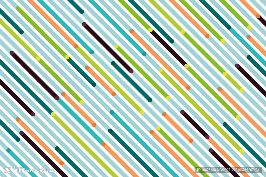 彩色斜线条纹几何背景图