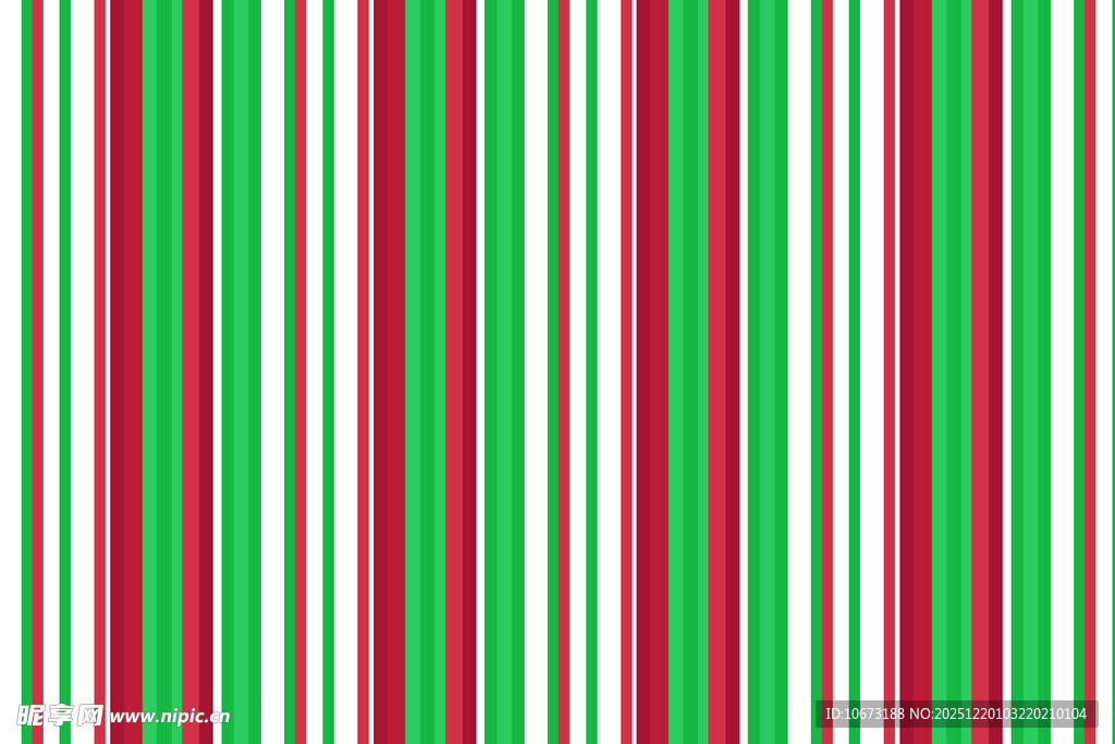 红绿白条纹图案背景