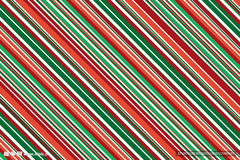 红绿斜纹条纹图案背景