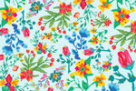 多彩花卉图案背景