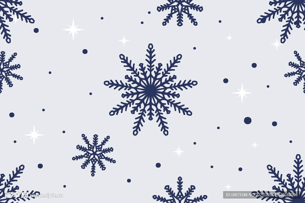 雪花图案背景