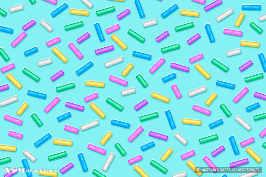 多彩糖果碎粒背景图案