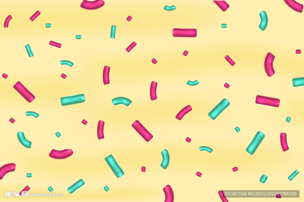 彩色糖果碎屑图案背景