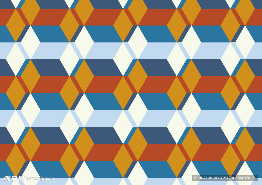 几何菱形拼接图案背景