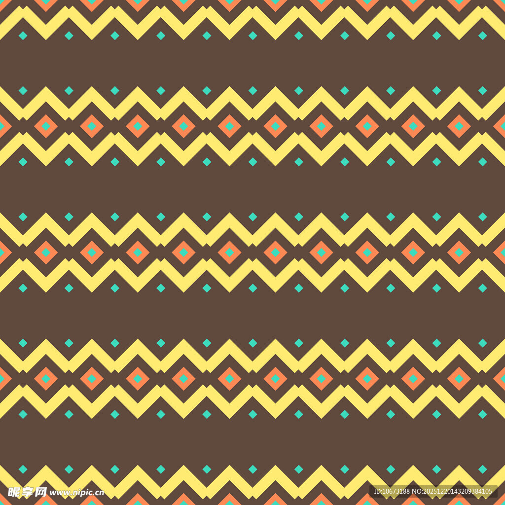 几何波浪纹图案背景