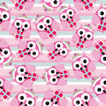 粉色骷髅图案背景纹理