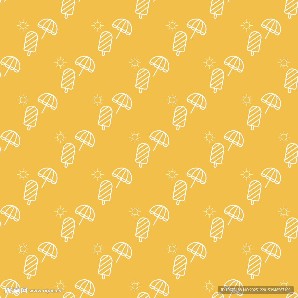 黄色背景香蕉图案纹理