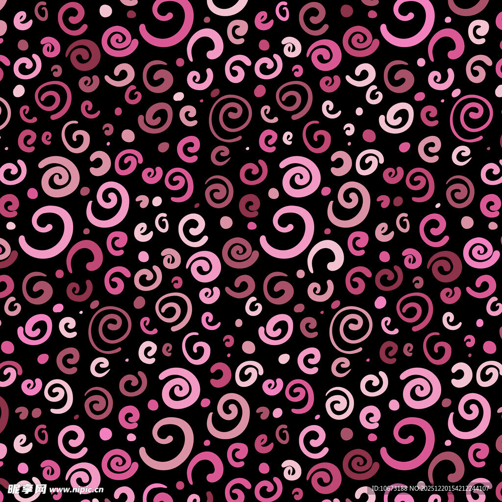 粉色螺旋花纹图案背景