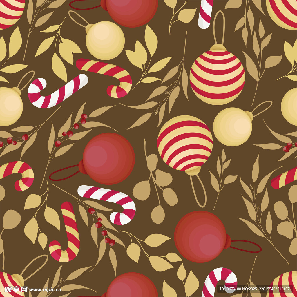 圣诞主题节日装饰图案