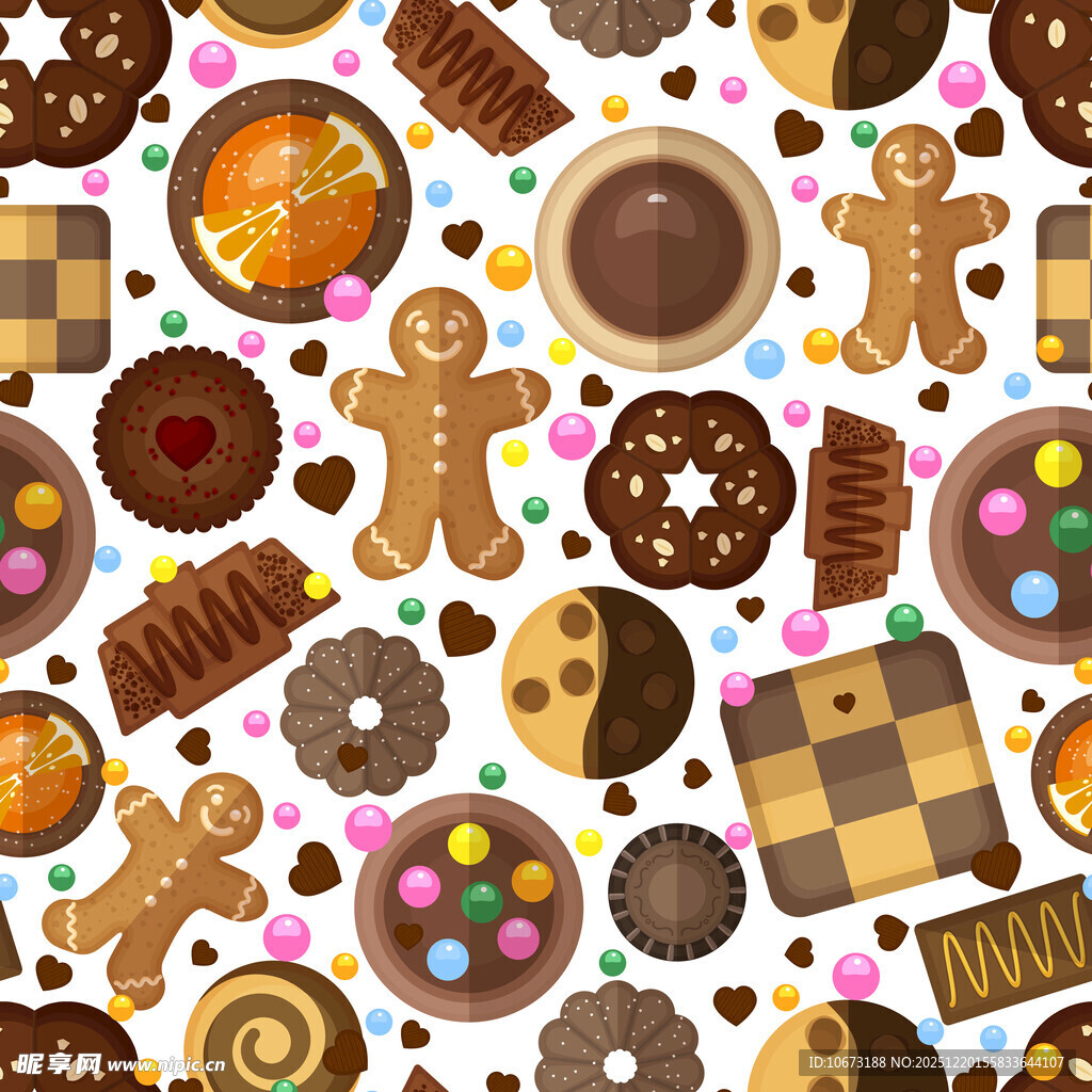 多彩美味饼干糖果大集合