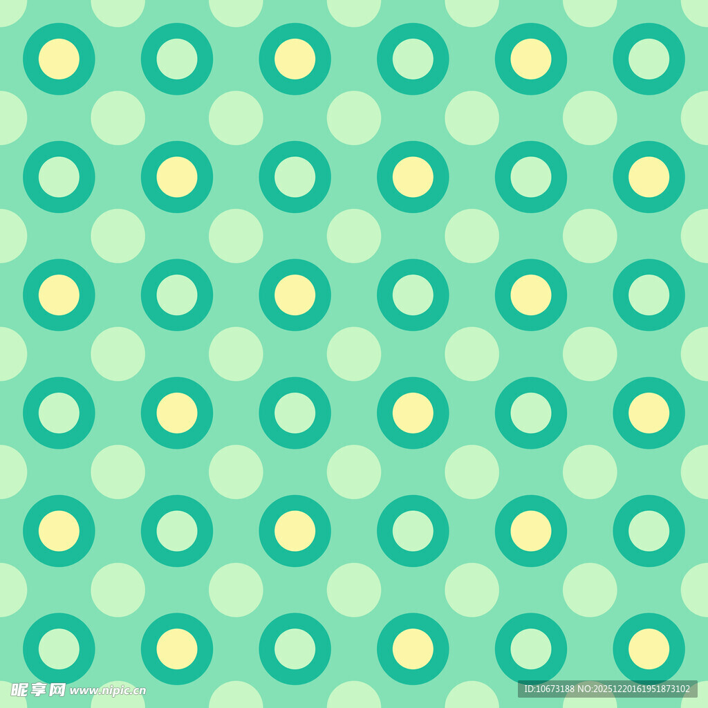 清新圆点几何图案背景