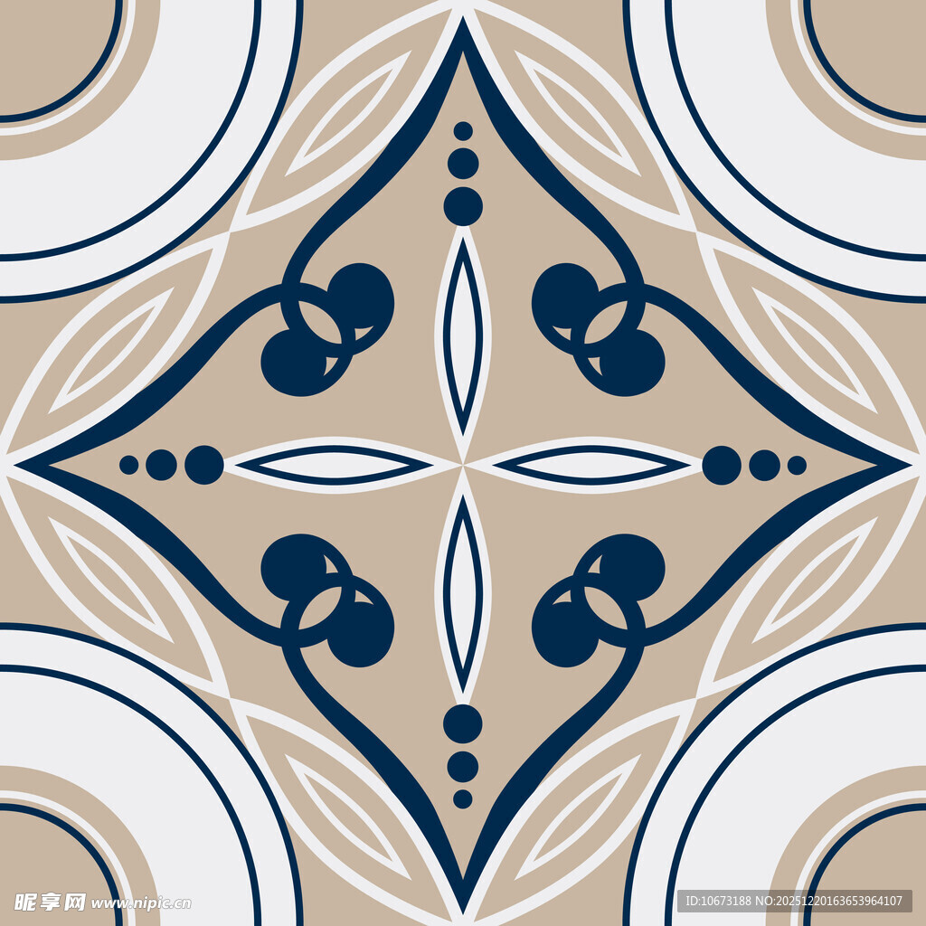 复古几何花纹图案设计