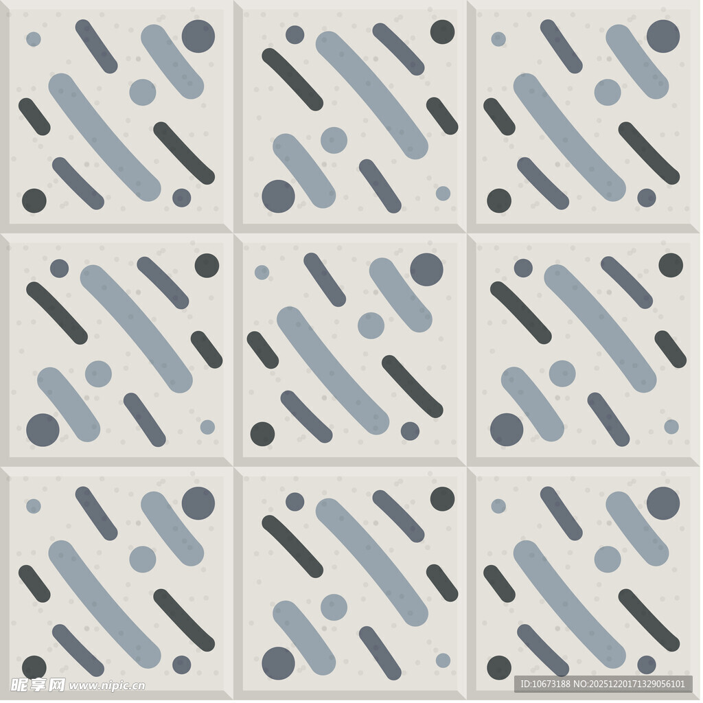 几何图案瓷砖纹理设计