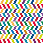 多彩锯齿形条纹图案背景