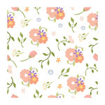 清新花卉图案背景
