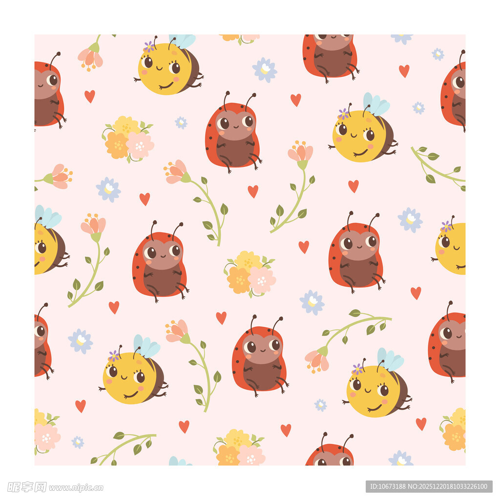 可爱猫头鹰卡通图案背景