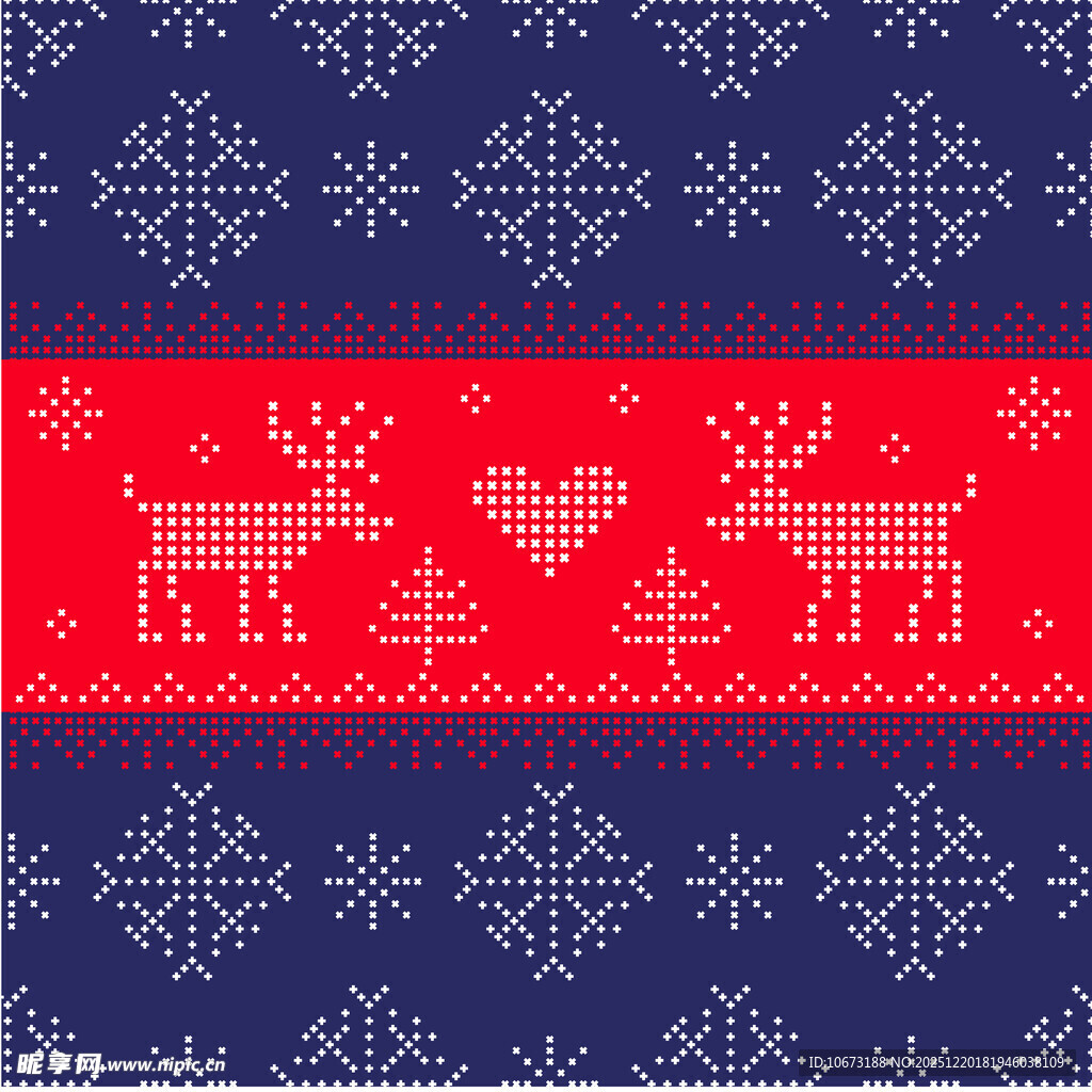 圣诞主题图案设计