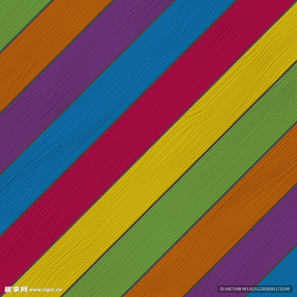 多彩斜纹条纹背景图案