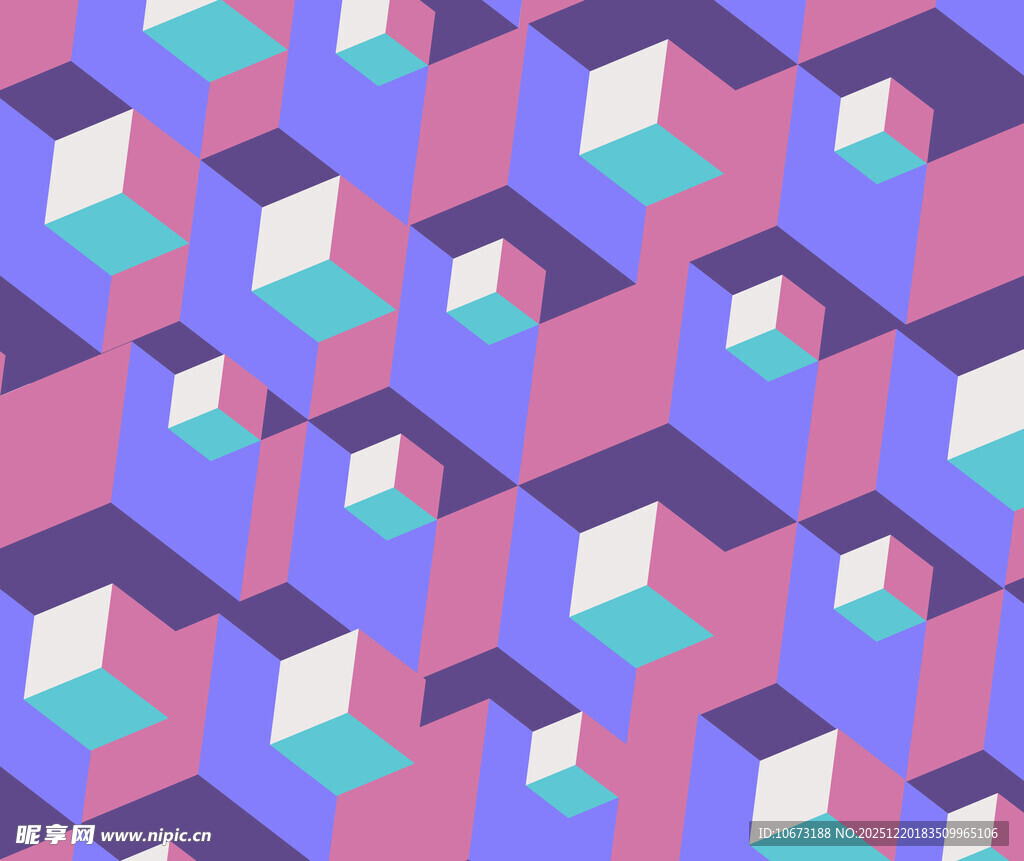 几何立体图案背景纹理