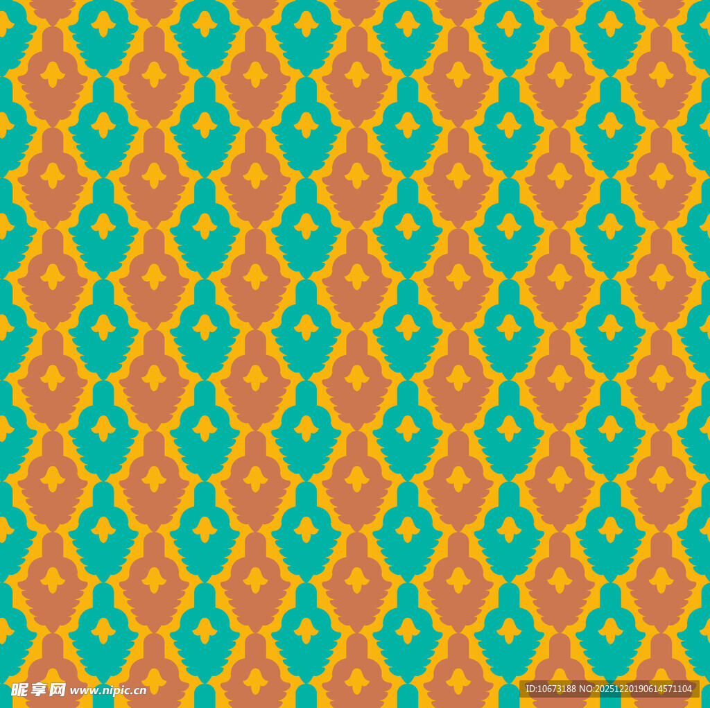 几何图案彩色无缝背景