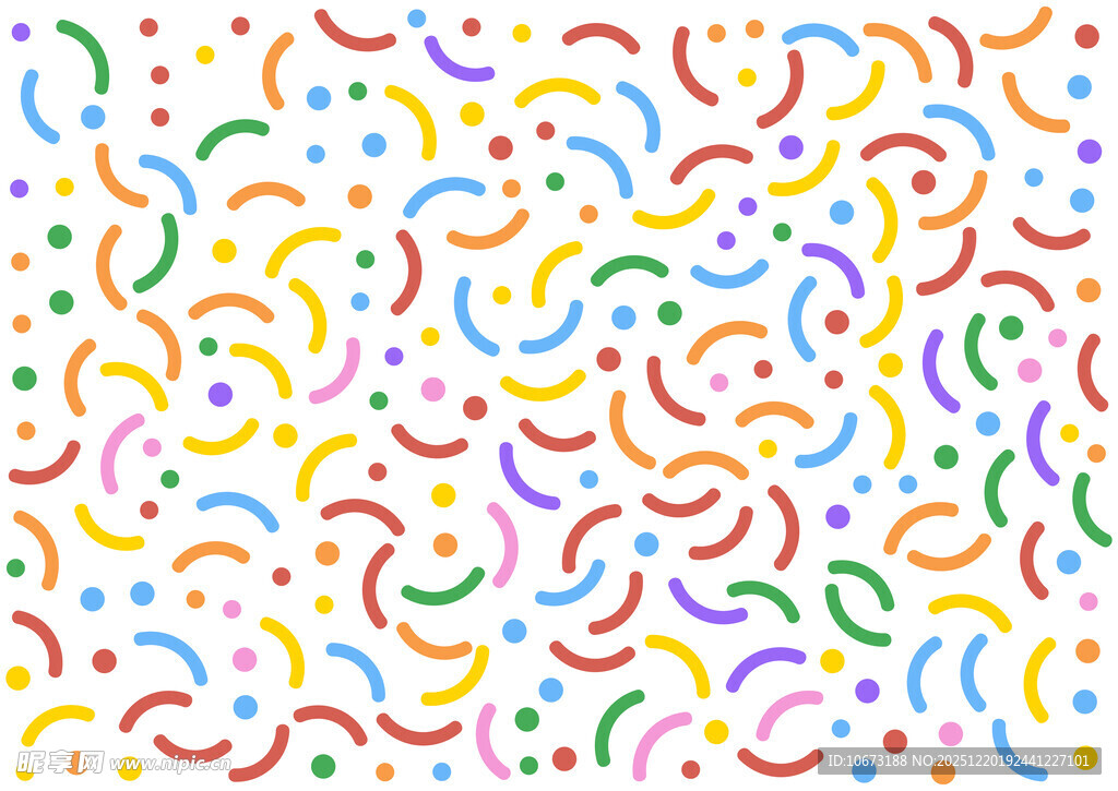 彩色纸屑图案背景