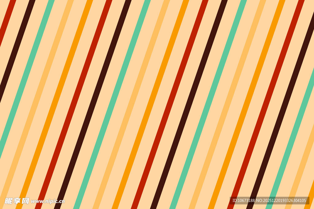 多彩竖条纹背景图案