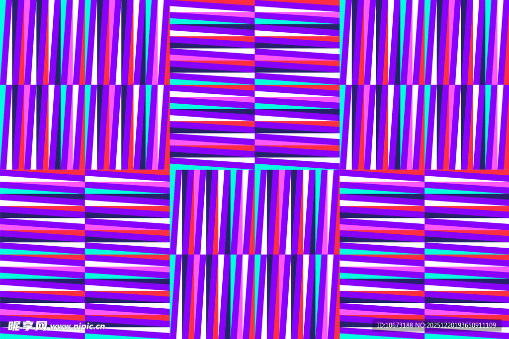 多彩条纹几何图案背景