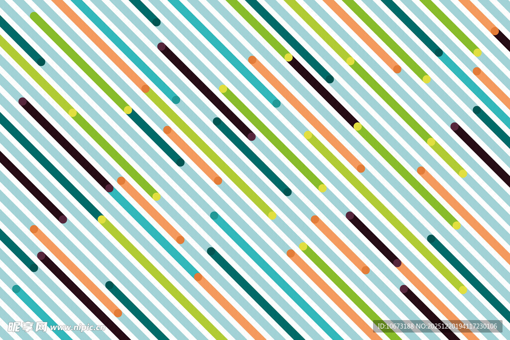 彩色斜条纹几何图案背景