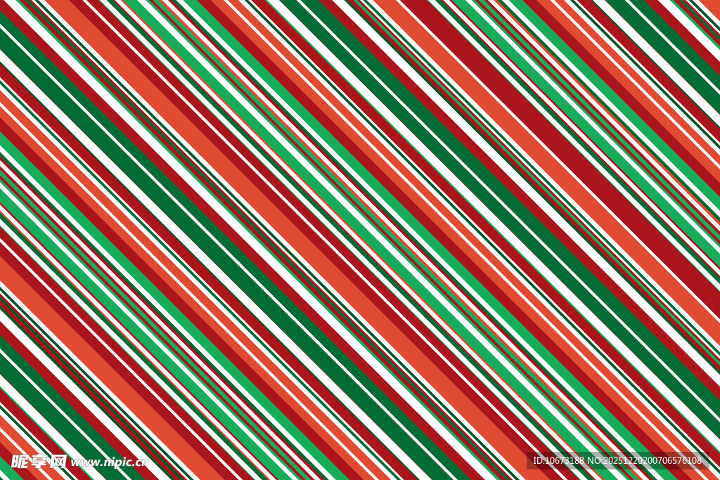 红绿斜纹圣诞风条纹图案