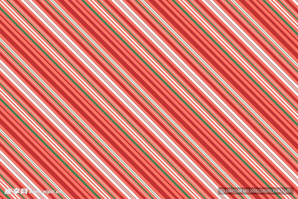 红白斜纹条纹图案背景