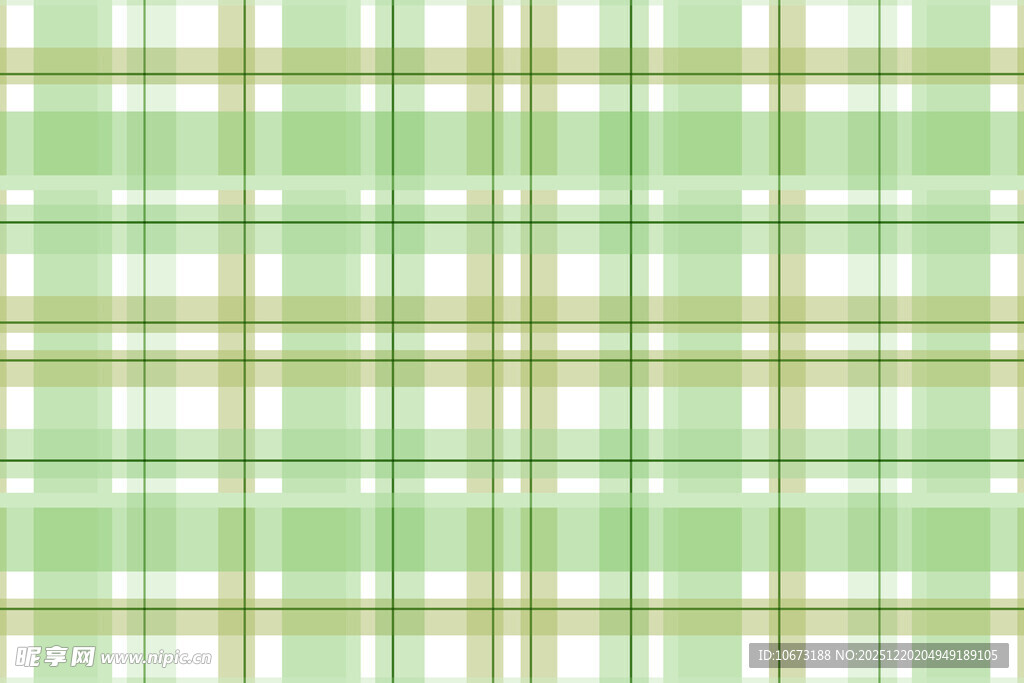 清新绿格纹图案背景