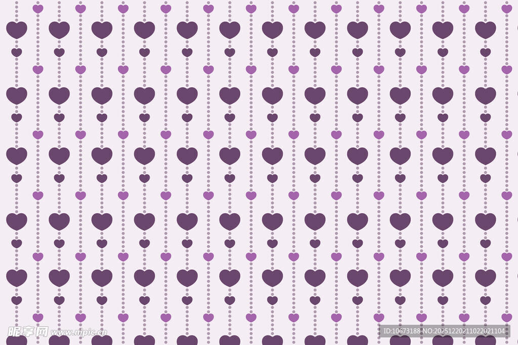 紫色心形图案背景纹理