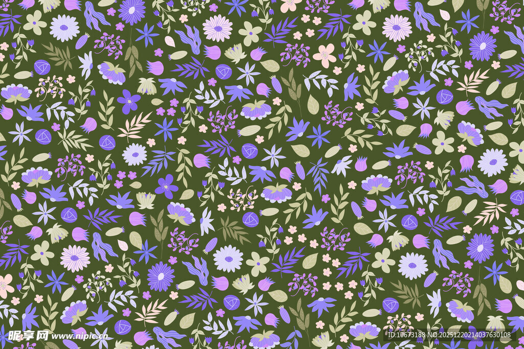 多彩碎花图案纹理